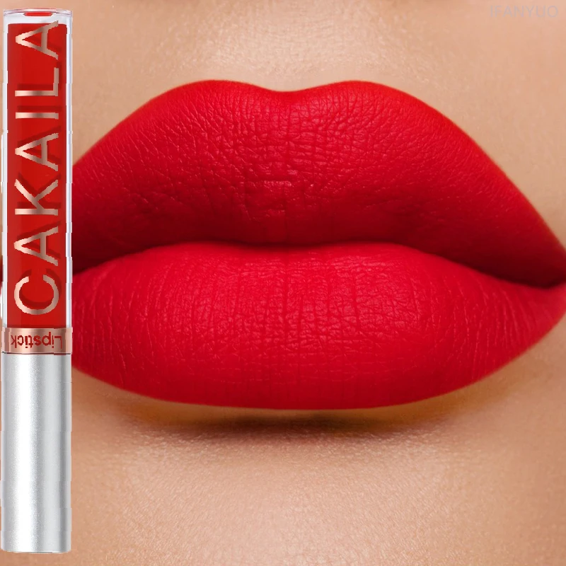 18 가지 색상 매트 립 글로스 벨벳 섹시한 레드 리퀴드 립스틱 누드 립 색조 유약 방수 지속 메이크업 화장품 퇴색하기 쉽지 않음
