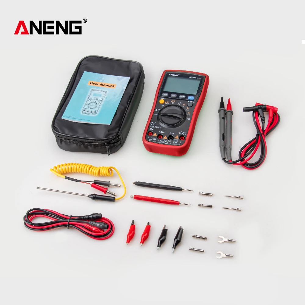 19999 Counts Digitalmultimeter True Rms Multimeter AC/DC Strommesser Voltimetro Professioneller Spannungsprüfer ANENG AN870