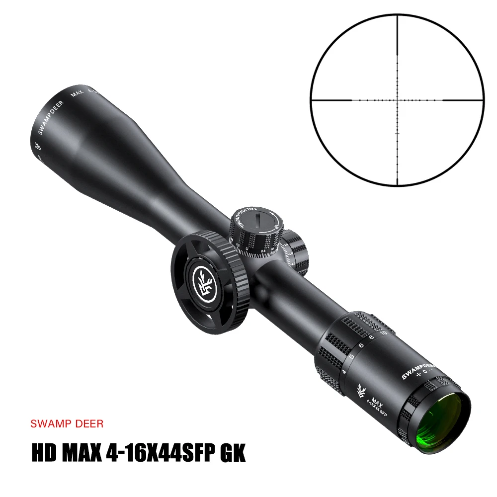 SWAMP DEER HD MAX 4-16X44 SFP Riflescope Optical Sight Tactical Hunting Collimator Telescope Rifle Scopes For Airsoft AR15