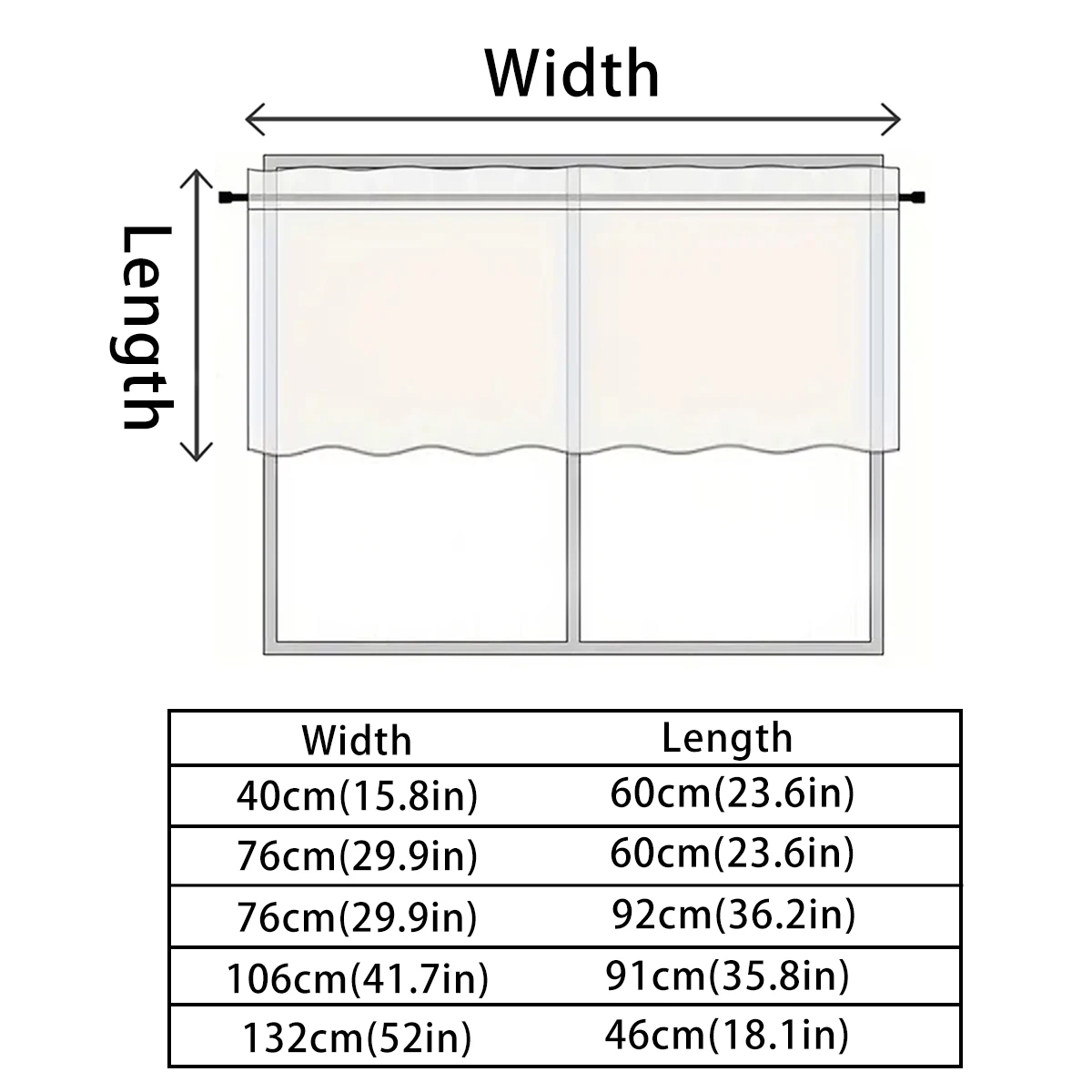 1pc/2pcs High-Precision Blackout Short Curtains for Kitchen and Bathroom, Sun Shade Small Window Drapes