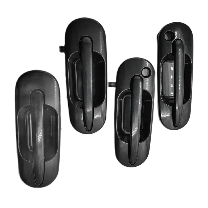 

4Pcs Exterior Door Handle Front & Rear Outside Outer Kit For Honda CR-V CRV 1997 -2001-A33K