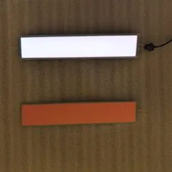 White color 15cm x 3cm  EL Panel Electroluminescent Sheet LCD Backlight machine And Equipment EL Foil Lighting Paper