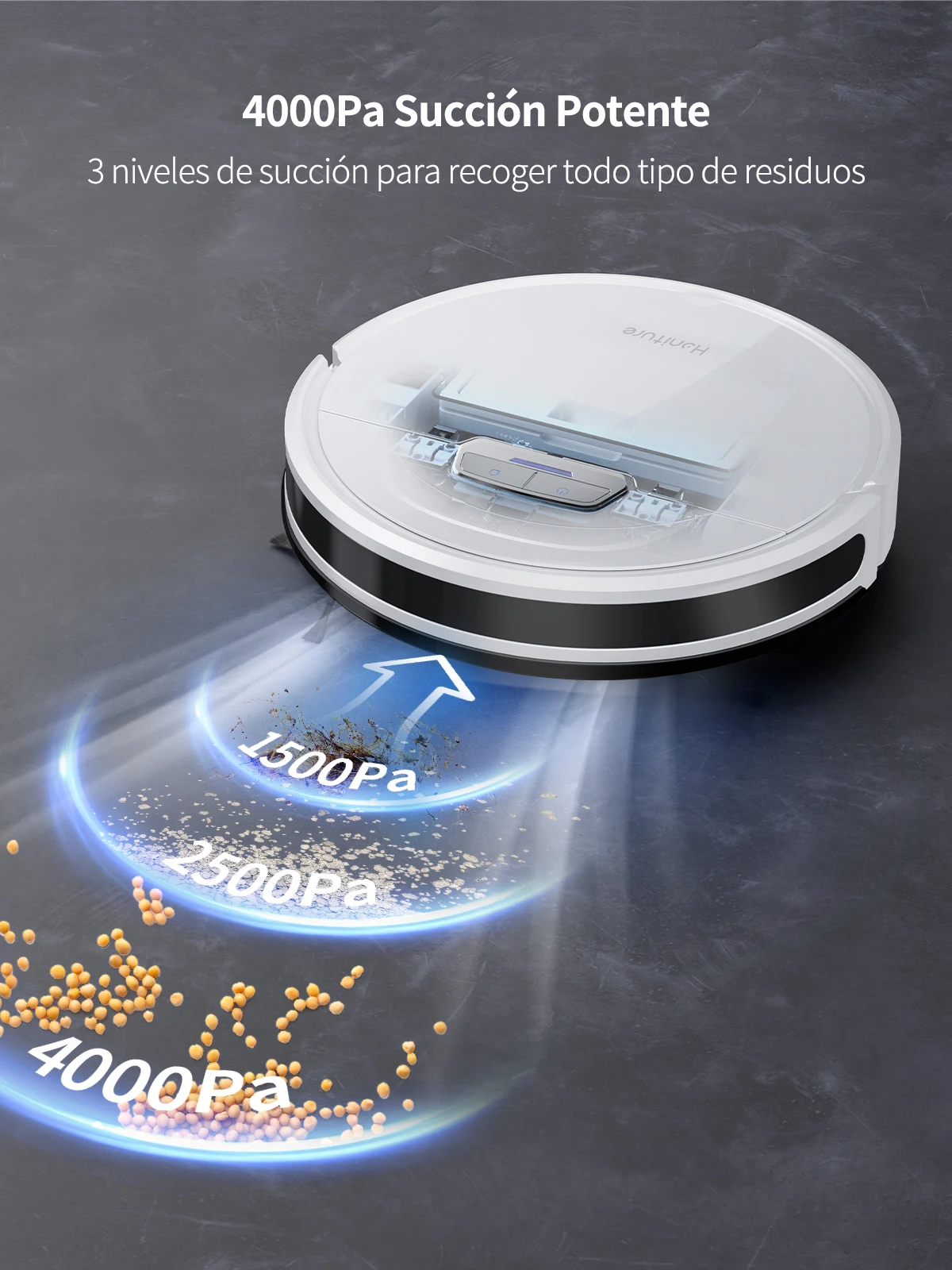 Honiture Robot Vacuum Cleaner 4000pa Suction 3 in 1 Sweeping Mop for Carpet Self-Charging APP Voice Control Smart Home Appliance