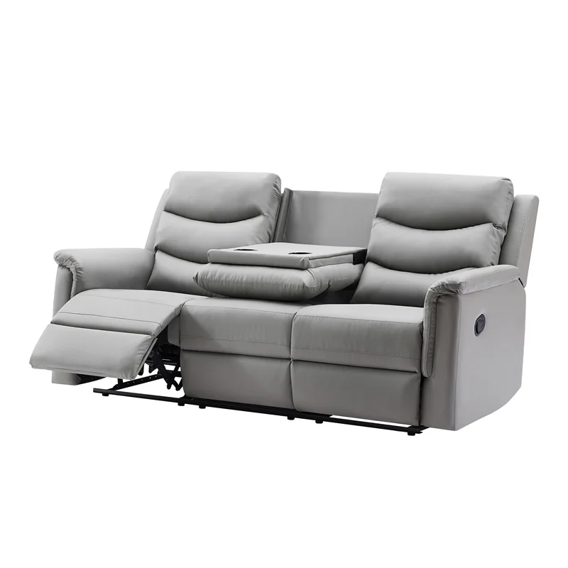 Smart Sofa Living Room Furniture PU 3+2+1 Recliner Sofa Chair Theater Sofa