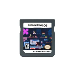 7800 in 1 Compilation For DS NDS 3DS 3DS NDSL Game Cartridge Card Video Game Simulation GBA GBC FC MD Arcade GB Game NDS