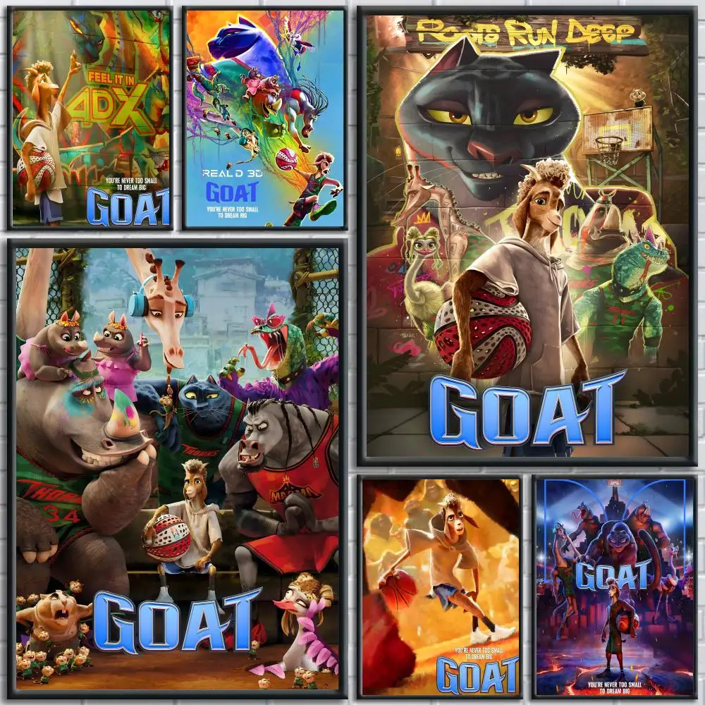 

New Cartoon Anime G-Goat Poster Trendy And Easy-to-Apply Wall Art Stickers For Home Decor And Dorm Room Walls