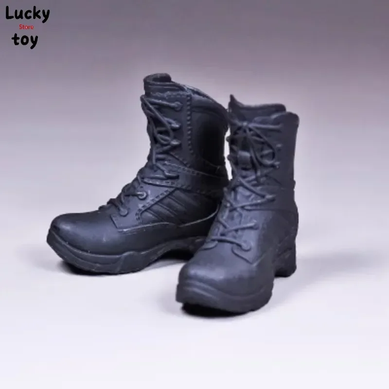 Bottes de combat de style militaire pour soldats, poignées amovibles, corps de modèle de pied, police, Vstoile 600, 1/6