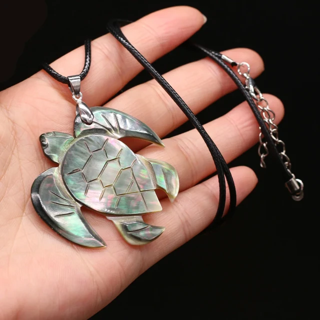Sea Shell Accessories Sea Shells Necklace Sea Turtle Jewelry Turtle Shell Charm Necklace Aliexpress