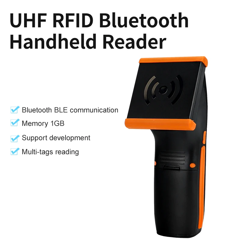 

2-3m BT USB Communication UHF RFID Handheld Reader for Warehouse Management