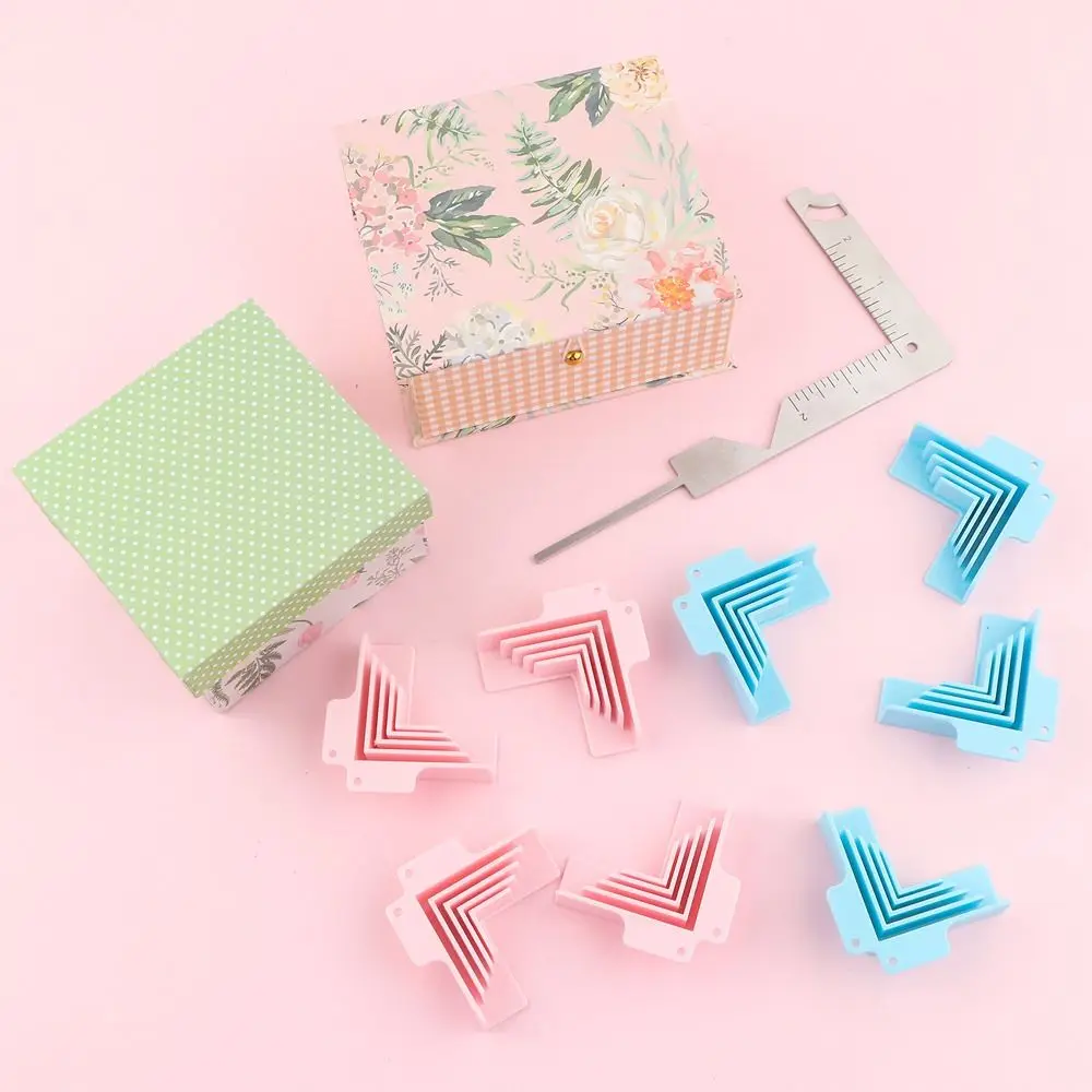 4/6Pcs Corner Holding Design Corner Assembly Clamps Paper Scrapbooking Tool Paper Craft Cartonnage Corner Tool view 3