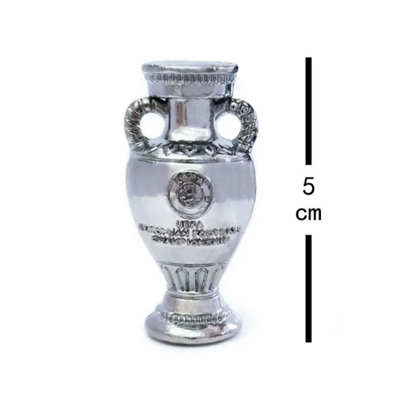 Football Trophy Ornament Fan Metal Solid Keychain Doll Doll Accessories Tabletop Ornaments Pendant Gifts