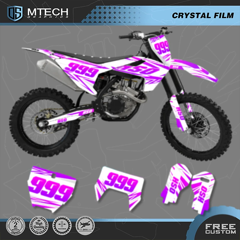 

DSMTECH Motorcycle Graphics Decals Stickers Kits For Husqvarna TC FC 125 250 350 450 2016 2017 2018 TE FE 2017 2018 2019 005