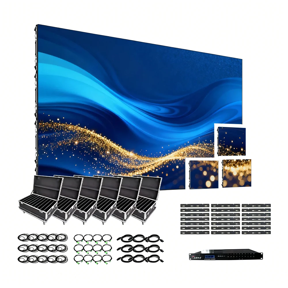 P2.6 P3.91 P4.81 Waterproof Outdoor Led Display Advertising Rental Indoor Led Screen Panel Video Wall Pantalla Stage Background