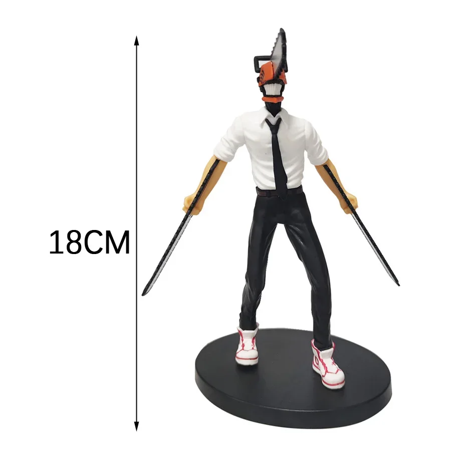 18cm Chainsaw Man Denji Anime Figure Denji/Power Action Figure 1560 Chainsaw Man Denji Figurine Adult Collectible Model Doll Toy