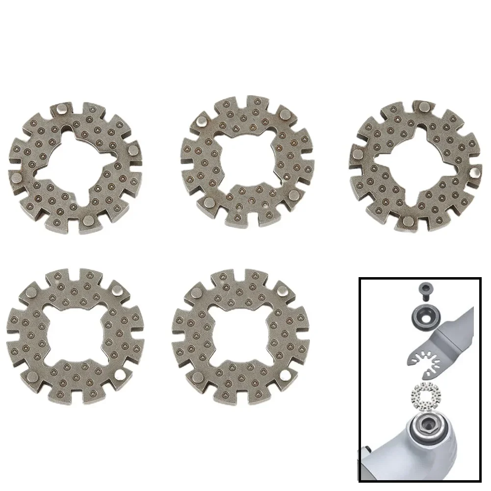 Circular Oscilante Saw Blades Adaptadores, Adaptadores de Liberação Rápida, Adaptador Star Lock, Ferramenta Elétrica Universal, 5 Pcs