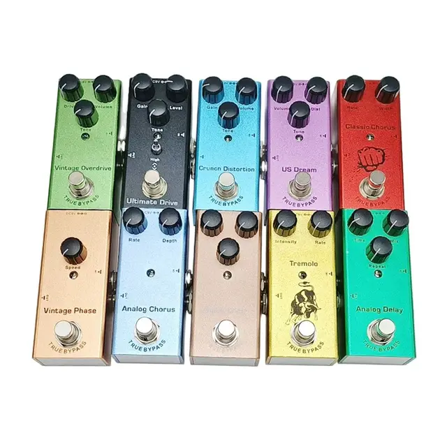Pedał do gitary elektrycznej Vintage overdrive/US Dream/Classic Chorus/Vintage Phase/Tremolo/Analog Delay/Digital Delay/Ultimate Drive
