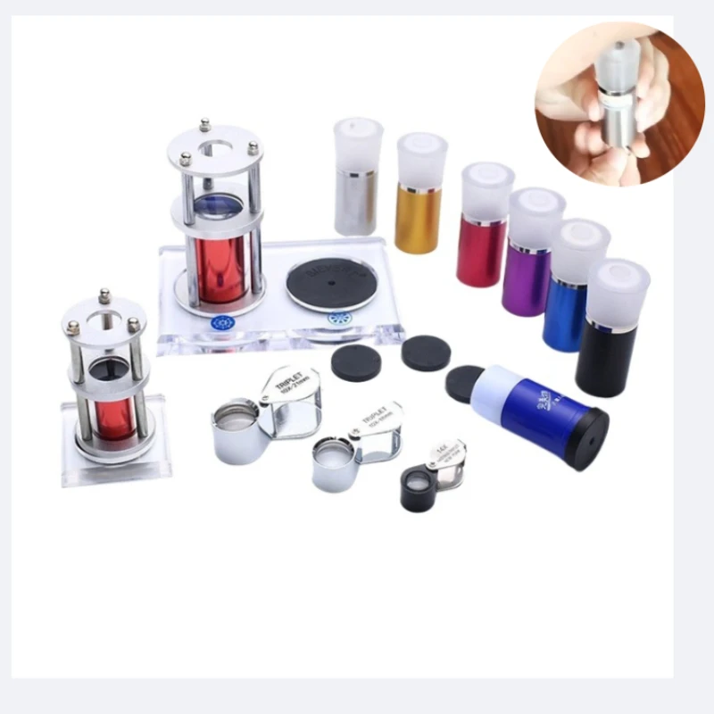 

Diamond detection matte gem identification magnifying glass eight hearts eight arrows diamond cutting mirror gold tools antique