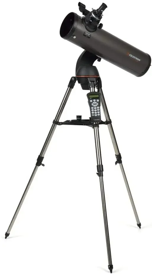 Telescope - Compact and Portable - Newtonian Reflector Optical Design - SkyAlign Technol