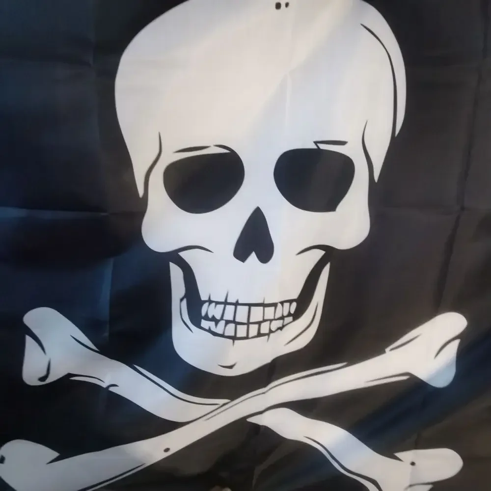 Skull Flag 3x5 Ft Funny American Pirate Jolly Roger And Crossbones Boat Flag Outdoor College Dorm Wall Farm Decor Banner