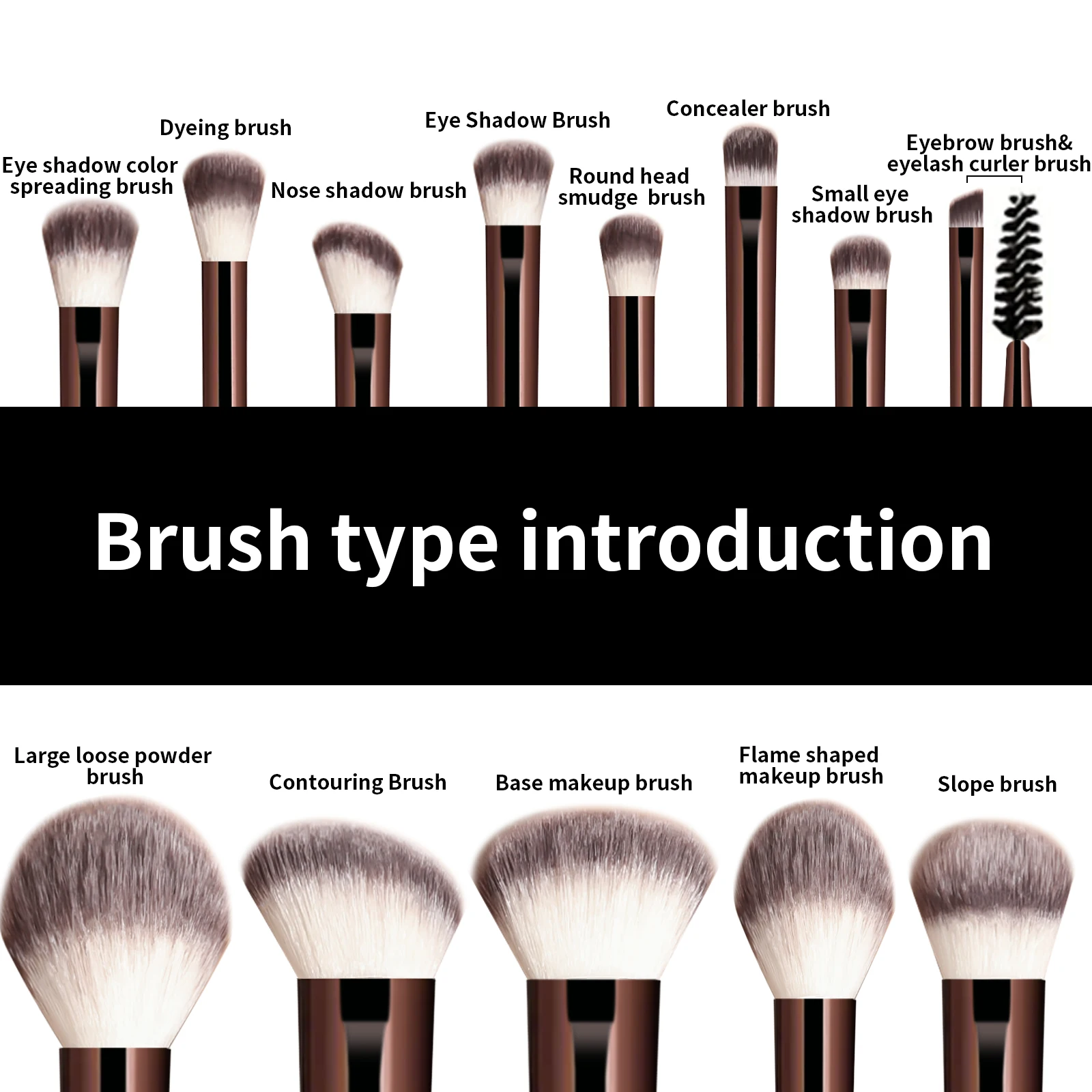 13PCS Makeup Brush Set Foundat - Huda Beauty Makeup Brush Set recension och pris
