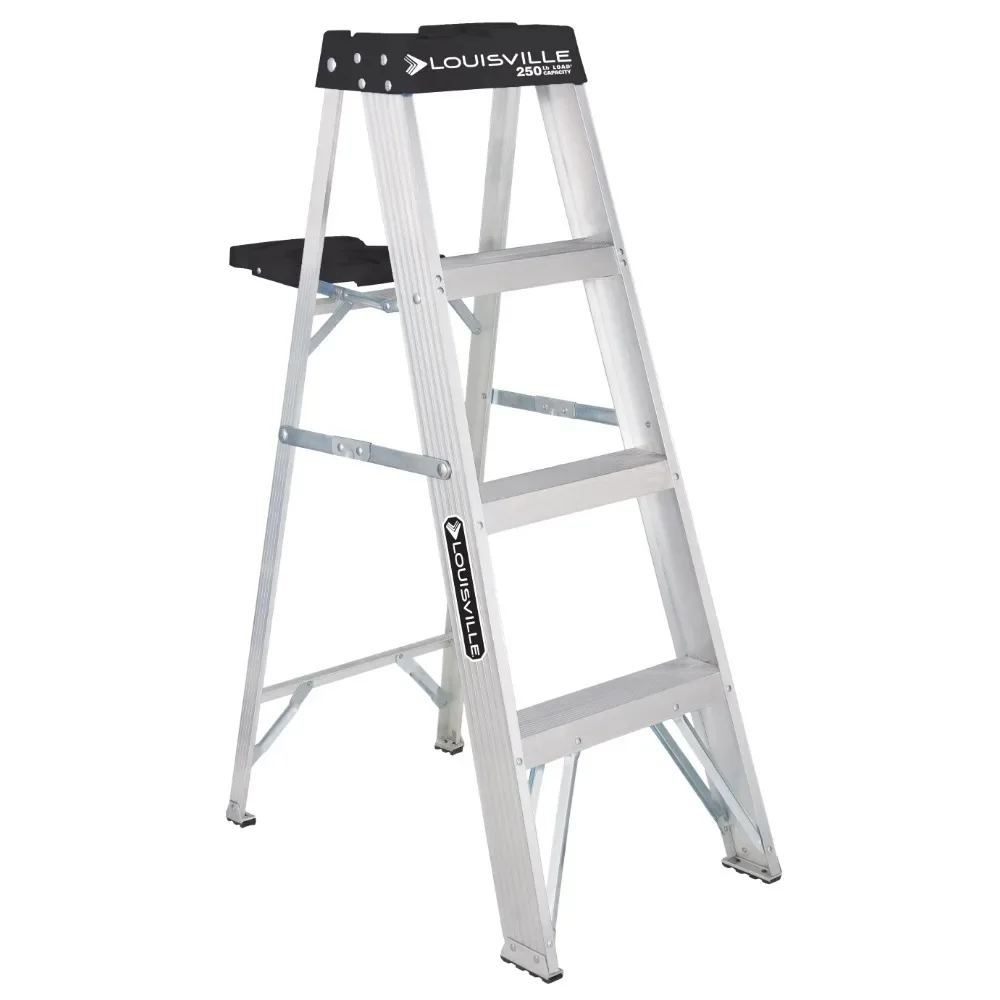 

Louisville Ladder 4' Aluminum Step Ladder, 250-lb Capacity, W-2112-04S