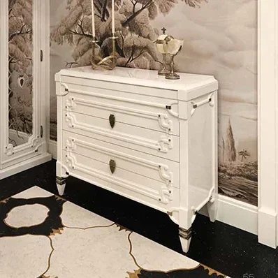 Postmodern entrance cabinet, living room door storage cabinet, bedroom four chest cabinets