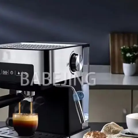 

High Quality Espresso Coffee Machine 20 Bar Pump Pressure Cappuccino Maker with Milk Frothing Steam Bar for Latte