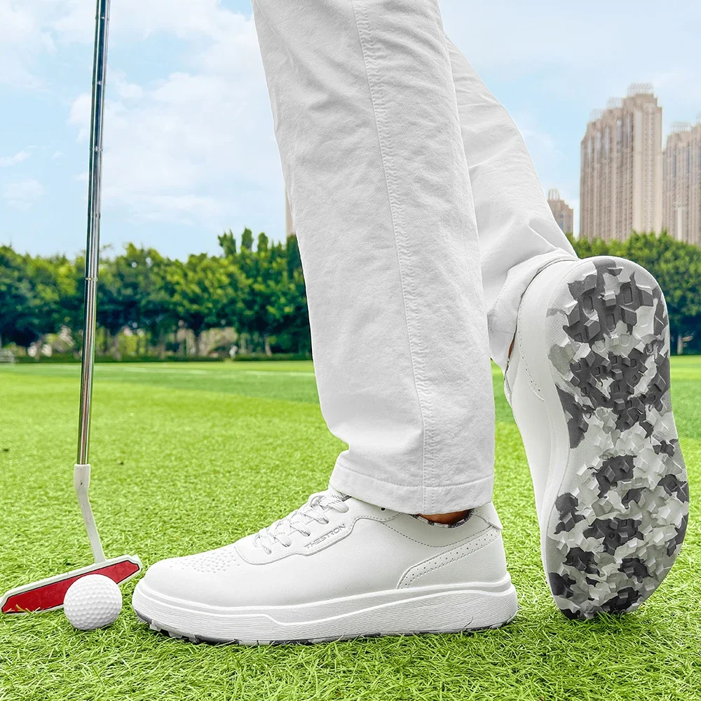 Neue Herren-Golfschuhe für Outdoor-Sportarten, leichte und lässige, rutschfeste Golfschuhe, erhältlich in großen Größen 39-48 – Detail 8