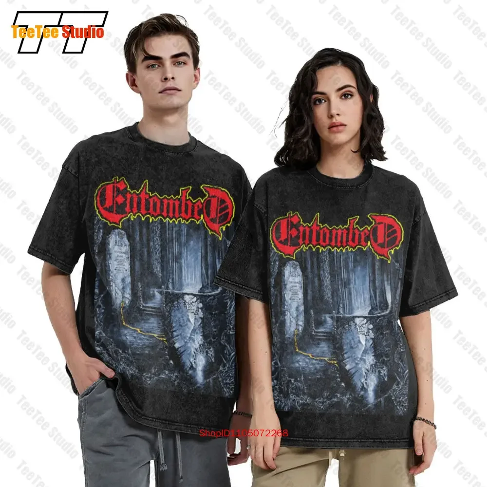 Entombed Left Hand Path Bootleg Tour Vintage Oversized T-Shirt Death Metal JJYH