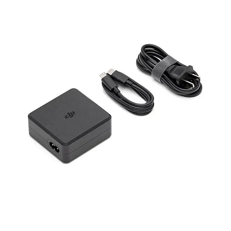 

DJI 100W USB-C Power Adapter Fast charge the Intelligent Flight Battery and remote controller mobile devices with a USB-C port