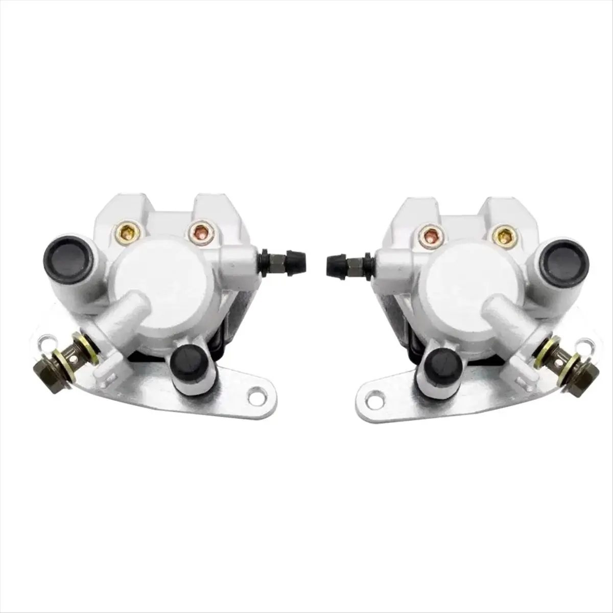 Compatible 2pc Motorcycle ATV Front L+R Brake Caliper for ATV Quad Banshee Grizzly YFM350 YFM400 YFM450 YFM660