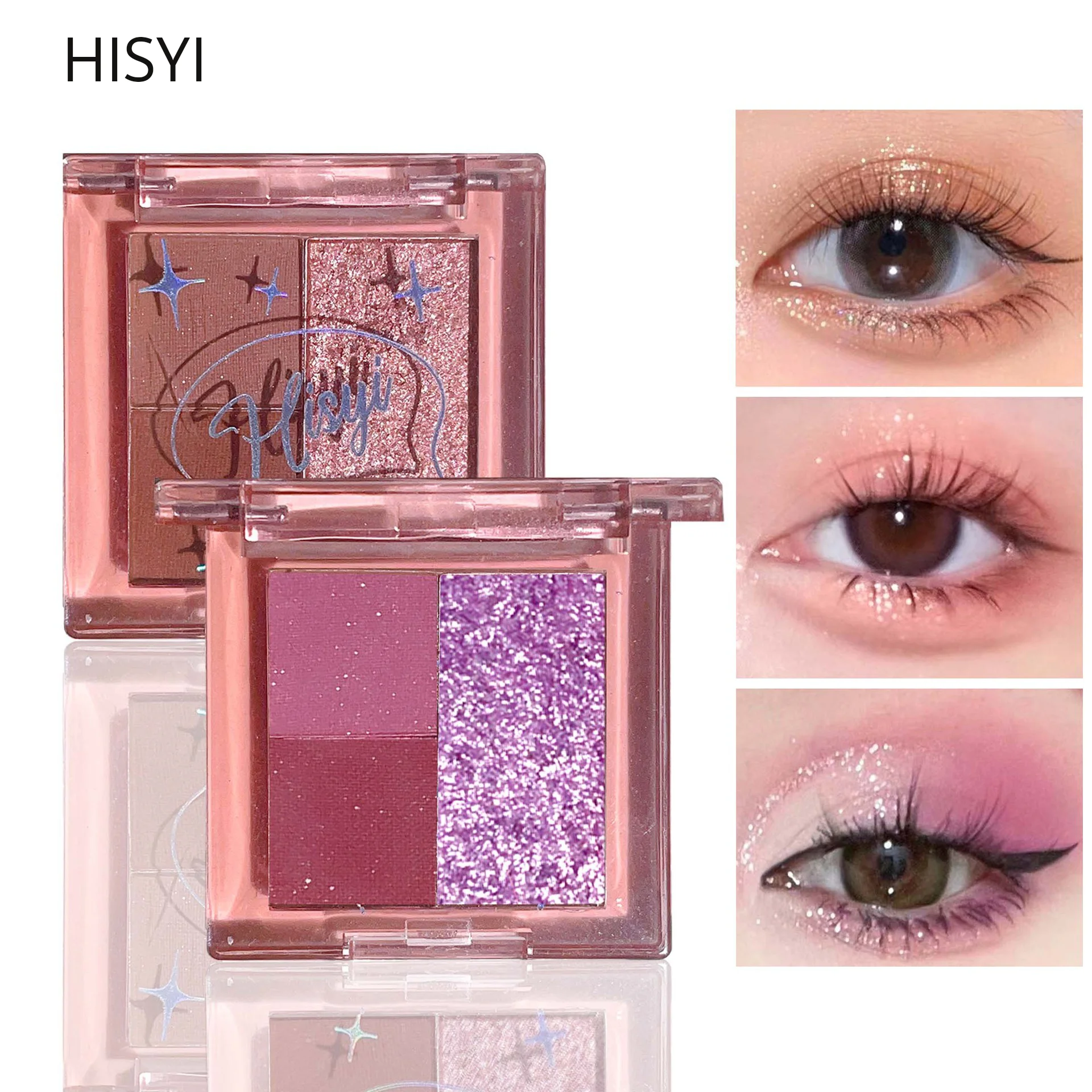 

Трехцветные тени для век портаются, белая блестящая пудра, осветляющая, тонкая пудра, прочная водостойкая и нелетающая пудра