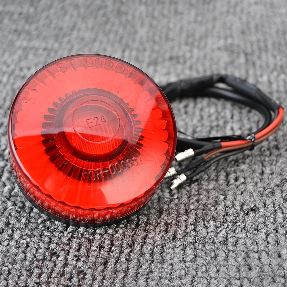 LED Rear Tail Light ATV UTV Motorcycle Running Brake Stop Light Lamp Taillight For Harley Kawasaki Yamaha Cafe Racer