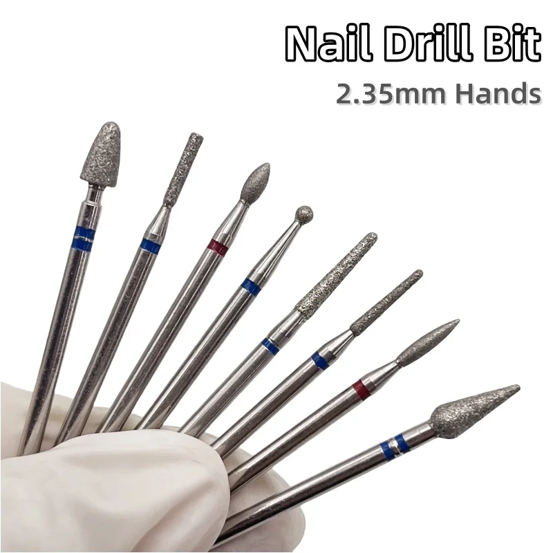 1 قطعة أظافر ماسية مثقاب الخشب قاطعة المطحنة ل مانيكير الروتاري بت إهاب نظيفة اكسسوارات ملفات الأظافر أدوات الرسم الروسية البولندية #3