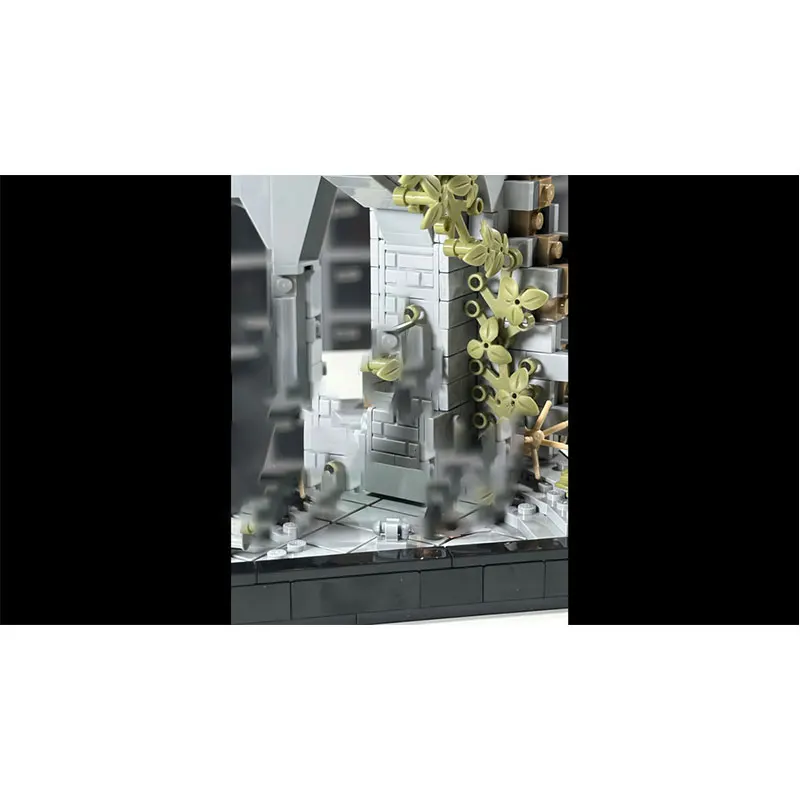 1000PCS MOC-228487 MOC Hot Movie Architecture Expansion Building Block High Difficulty Assembly Model Toy Festival Children Gift