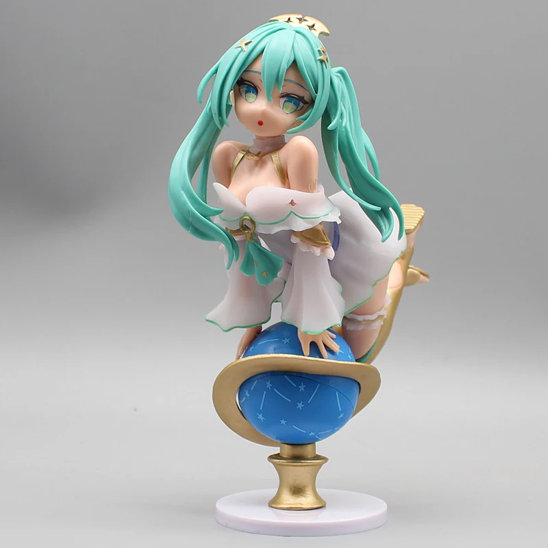 17 cm Anime Hatsune Miku Figuren GK Globe Hatsune Miku Actiefiguren PVC Collectie Model Speelgoed Verjaardag Desktop Decoratie Geschenken