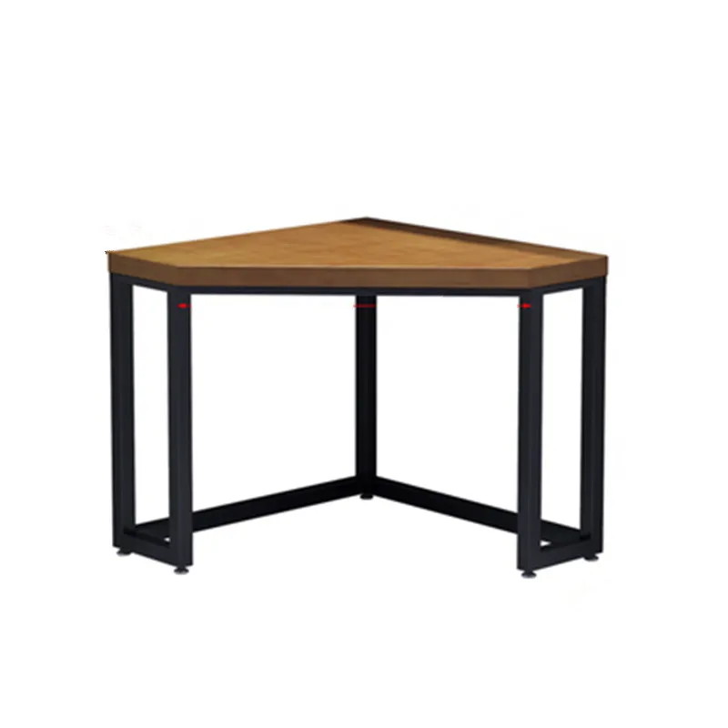 

Household solid wood bedroom triangle table laptop desk corner table