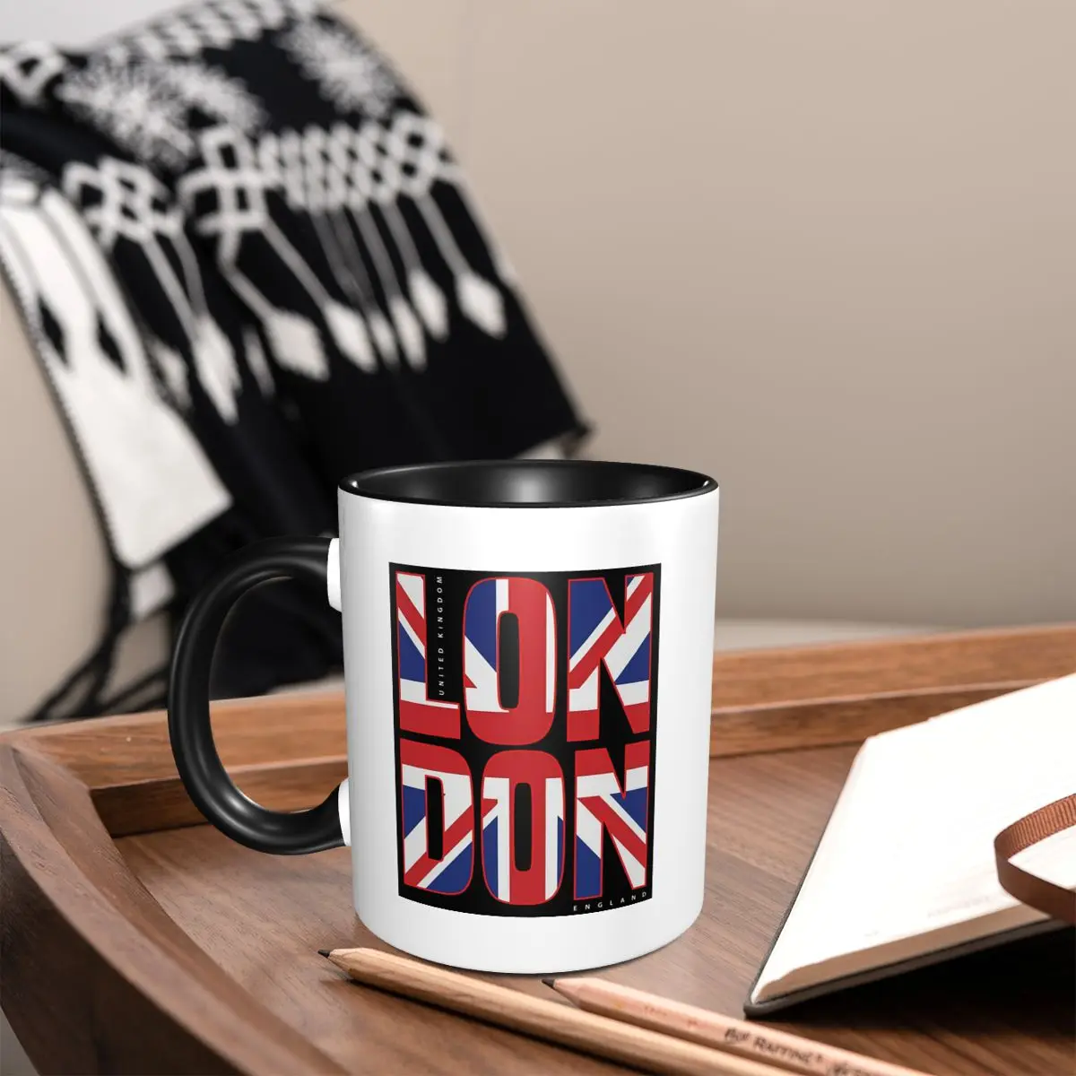 London England British Flag Union Style Mug Funny Ceramic Coffee Cups Tea Mugs Milk Cup Drinkware Gift for Friends