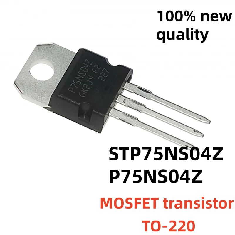 10PCS NEW P80NF10 P80NF70 P7NK80ZFP P80NF55 P6NK60ZFP P75NS04Z TO-220 STP75NS04Z STP80NF70 Best quality