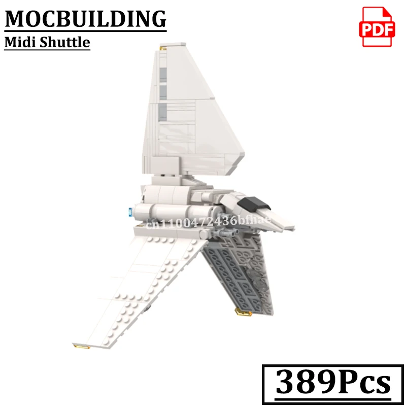 

Midi Imperiales Shuttle Blocks Модель MOCBUILDING Кирпичи Научно-фантастические строительные игрушки из фильмов Подарочные кирпичи