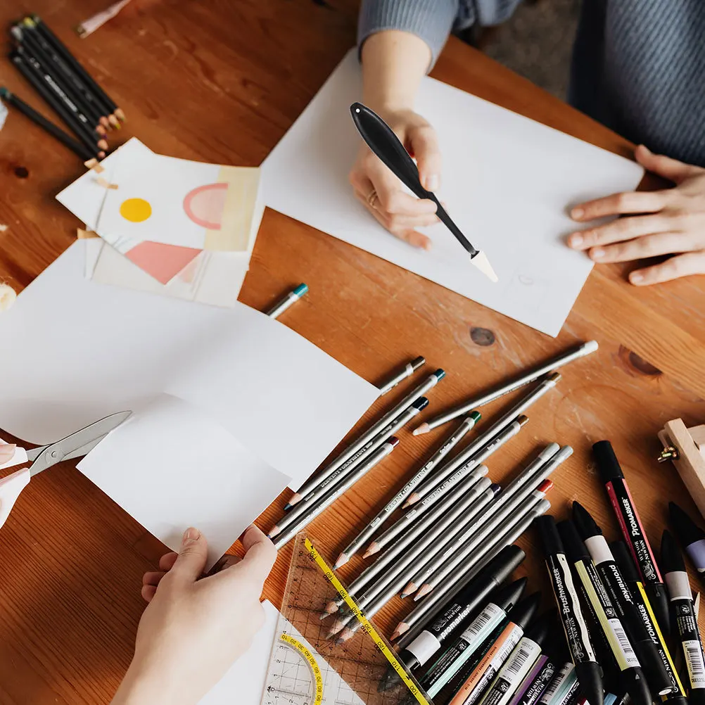 

1 set Sketching Eraser Tools With Round Pointed Tips Durable Abs Sponge For Drawing Blending Modeling Art Scraper Tools Sketch