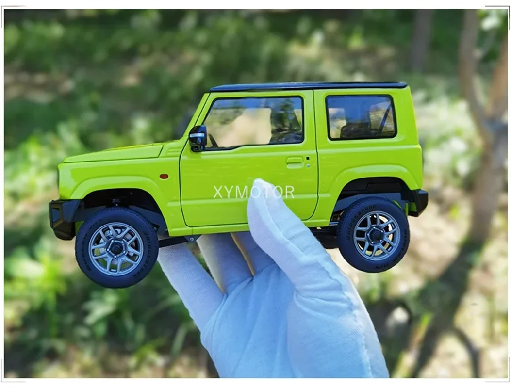 AUTOart 1/18 For Suzuki Jimny Sierra SUV Diecast Metal Model Car Gift Display Black/Yellow Ornaments Collection