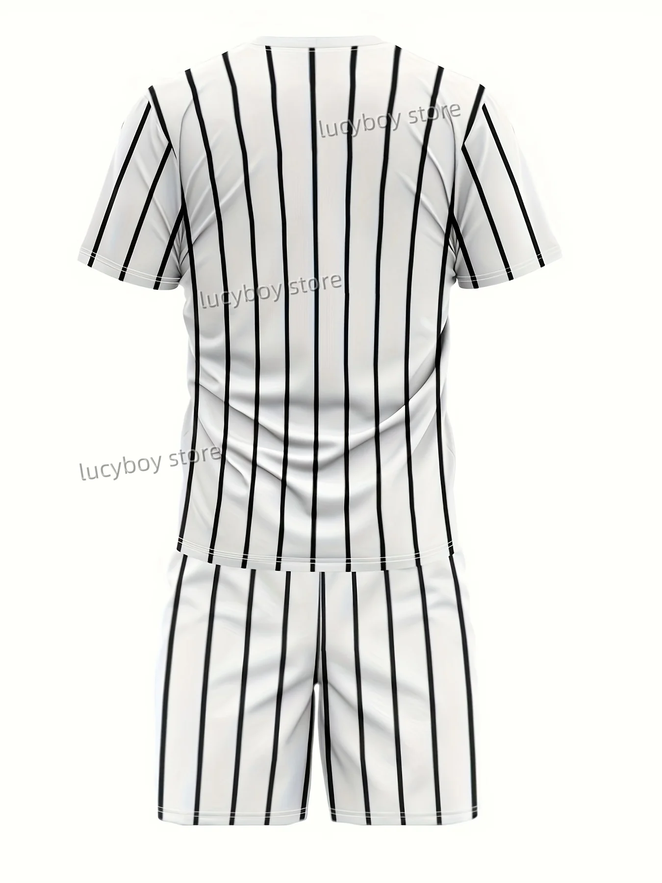 Los Angeles New York Printed Sport T-shirt+shorts Suit Set Men Male Luxury Tracksuit Outfit Summer Oversized 2 Piece Set Clothes