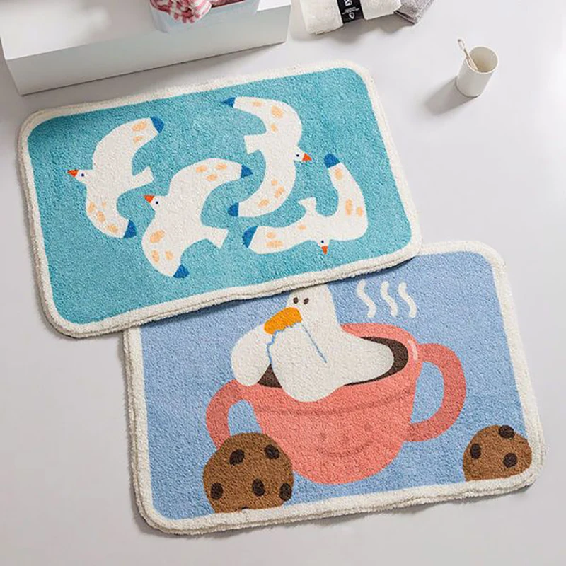 

﻿ Flower Office Chair Autumn Winter Plush Fart Cushion Floor Mat Carpet Sofa Anti Slip Seat Cushions Girl Car Home Decoration