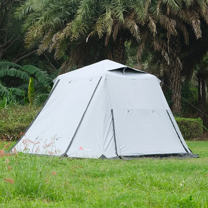 

255*255*200CM Automatic 4-5 Person Vinyl Material PU 5000MM Aluminum Pole Double Layer Waterproof Camping Tent Barraca Gazebo