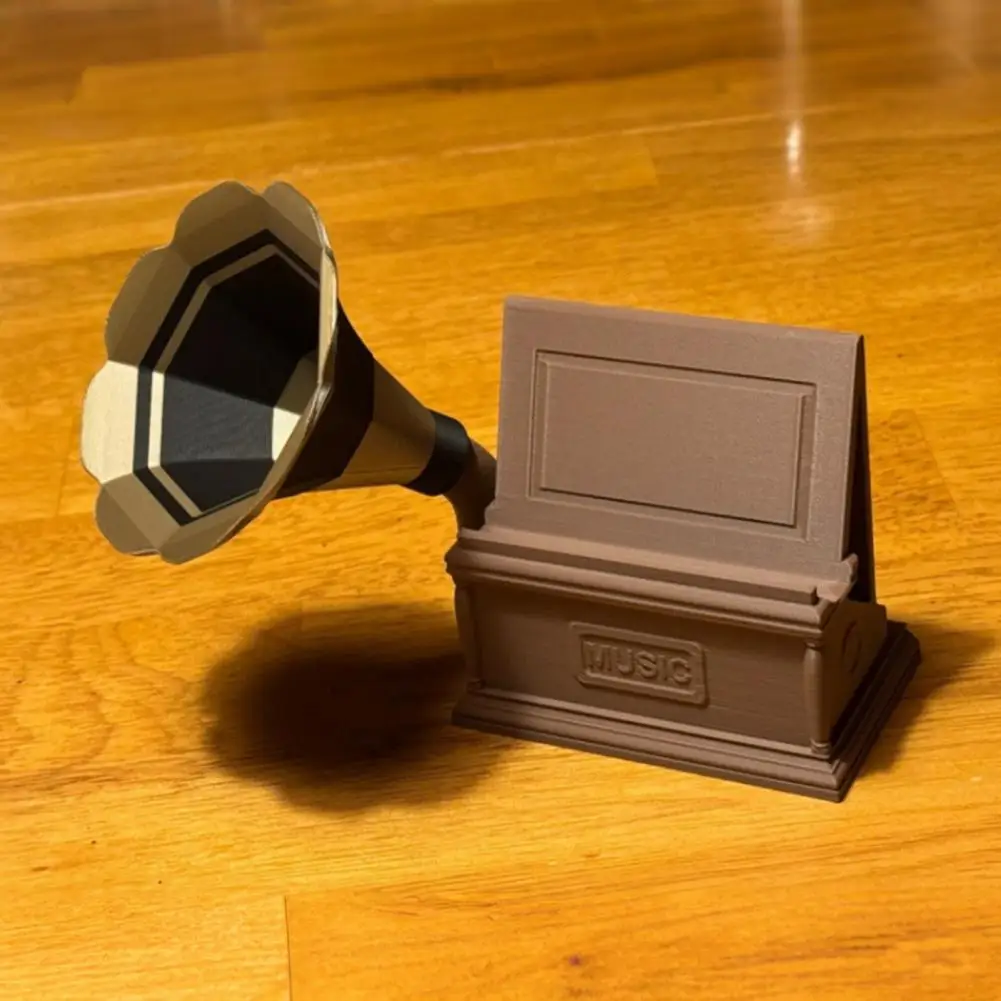 

3D Sound Amplifier Phone Stand Universal Mini Megaphone Cell Phone Stand Natural Loudspeaker Sound Booster Phone Holder