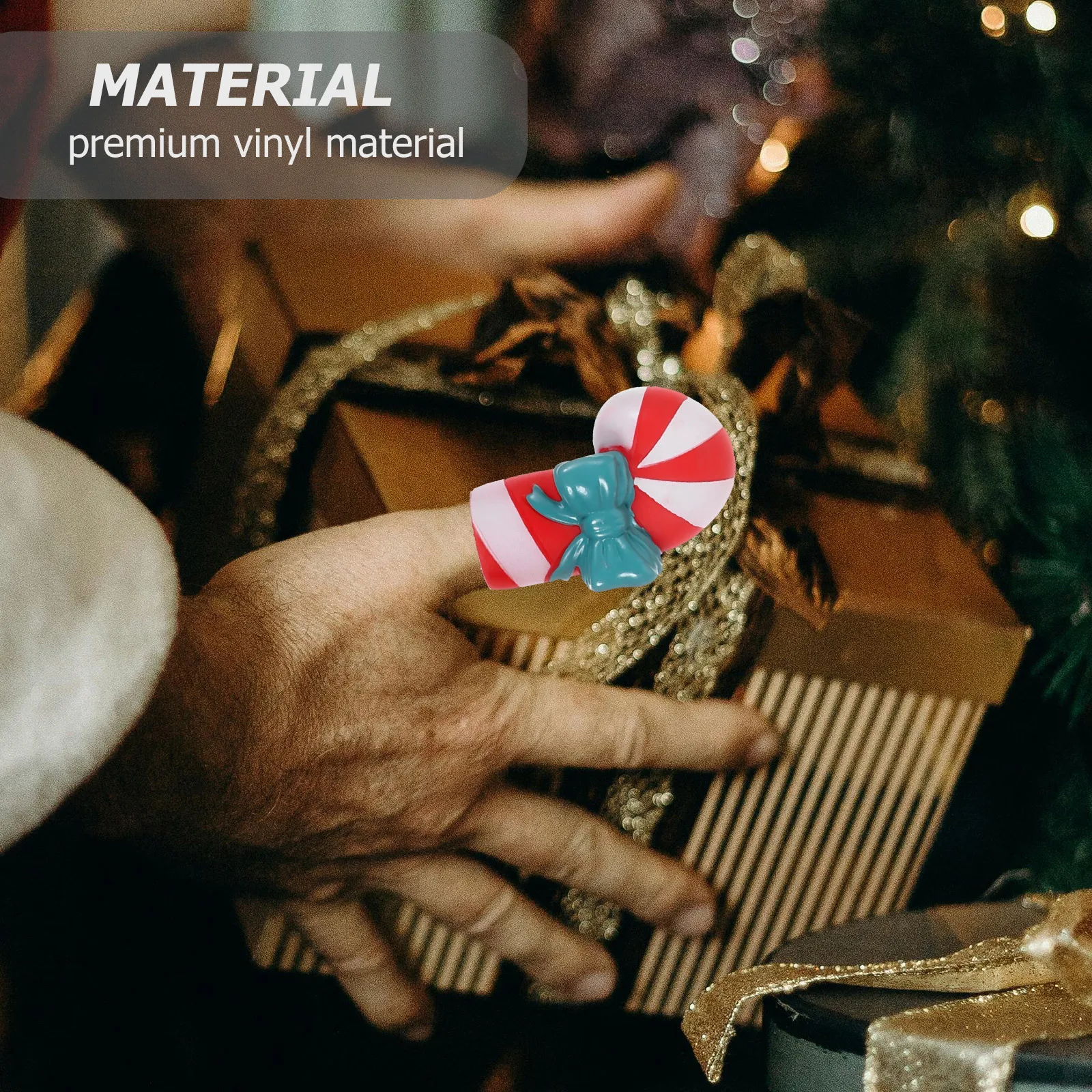 

10Pcs Christmas Finger Puppets Set Silicone Kids Preschool Playtime Learning Tool for Family Bonding Creative Storytelling