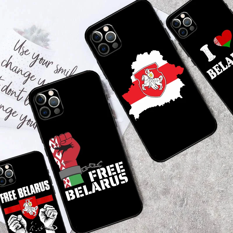 Belarus Flag Cover For iPhone 15 16 14 13 12 11 Pro Max Mini 7 8 Plus X XR XS Max Phone Case