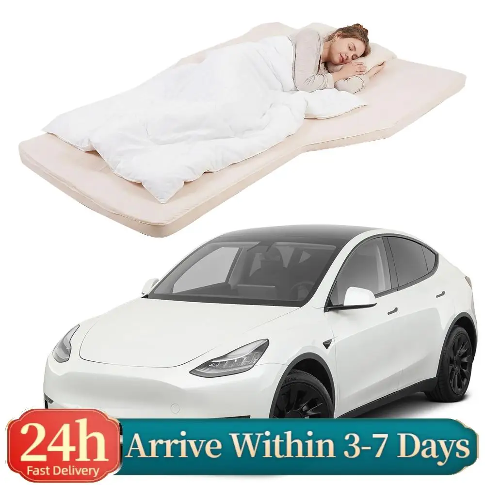 

Складной матрас для сна с воздушным насосом для Tesla Model Y, грузоподъемность 440 фунтов, толщина 2,36 дюйма, для кемпинга, путешествий, походов, домашнего использования