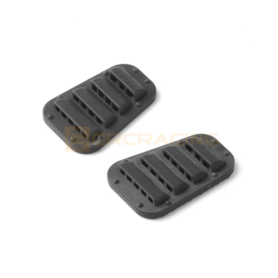 1 zestaw plastikowych czarnych kratek wlotu powietrza do samochodu gąsienicowego 1/8 RC MJX do akcesoriów H8H DEFENDER